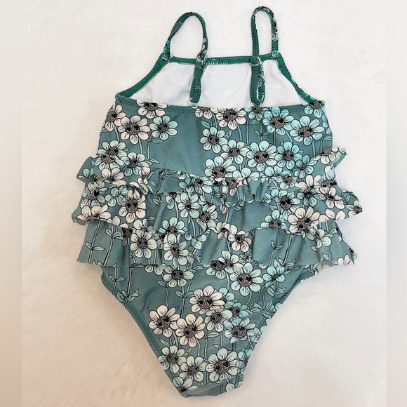 Mini Rodini Floral Ruffle Swimsuit - Picture 5 of 5
